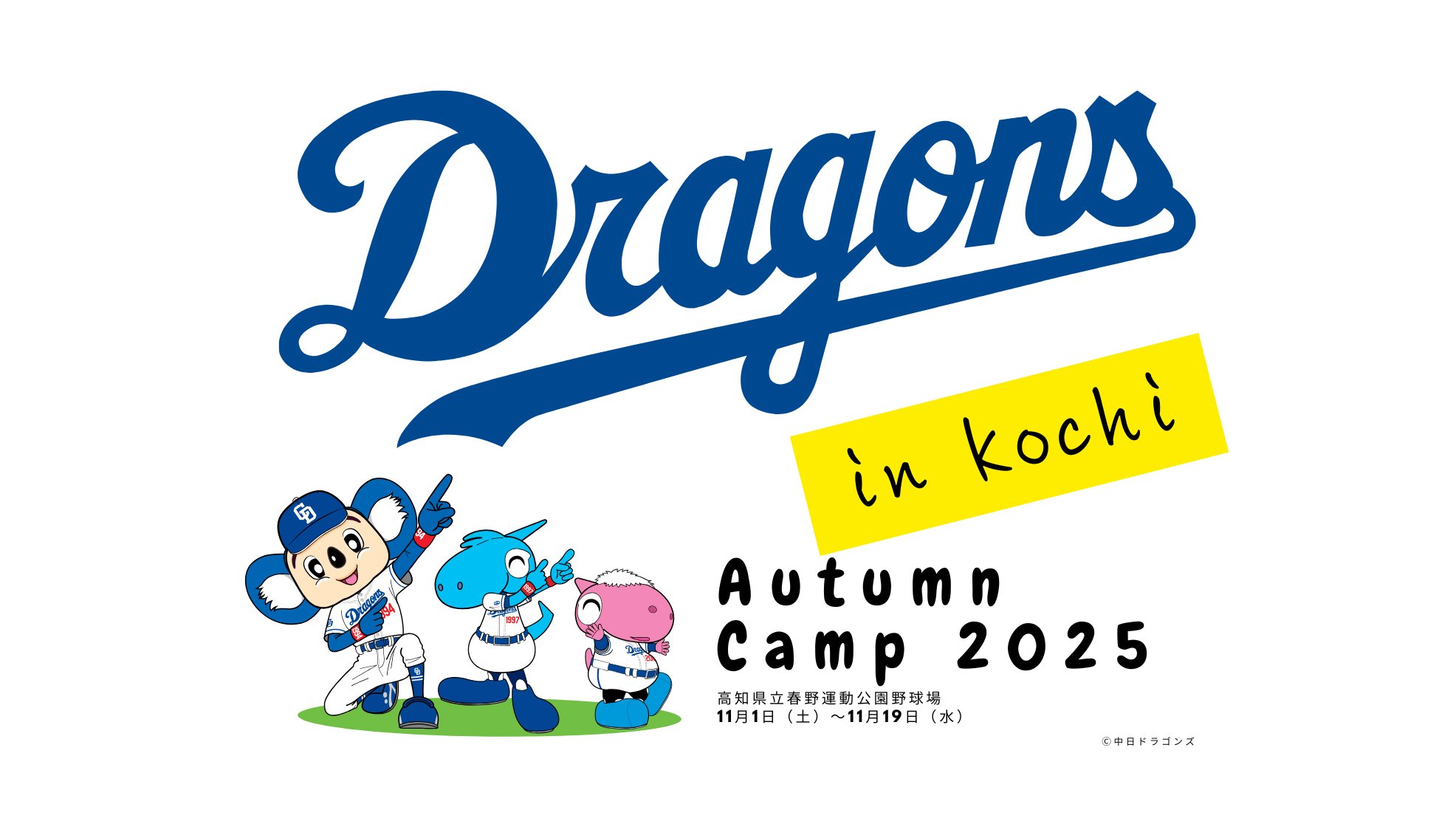 中日龙队2025高知秋季露营